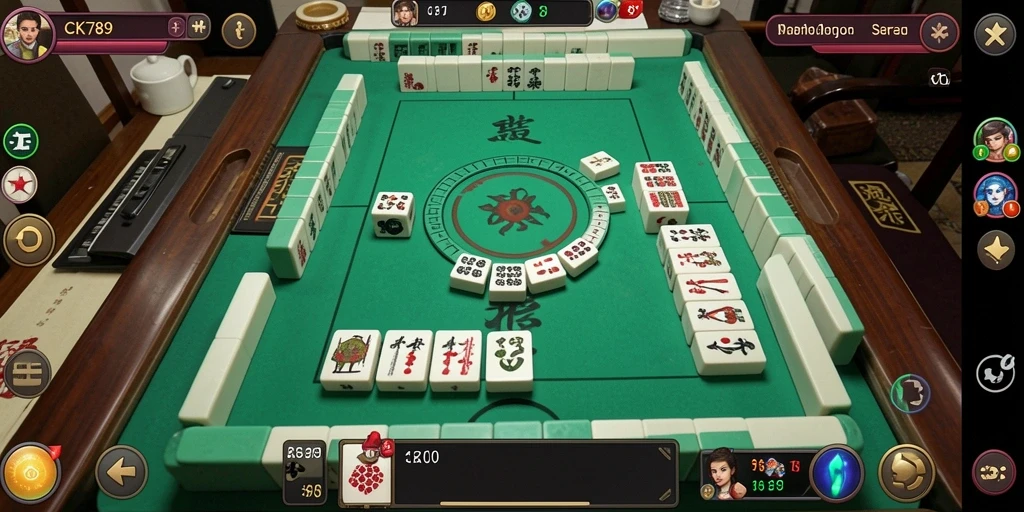 Screenshot CK789 menampilkan pengalaman bermain Mahjong yang seru.