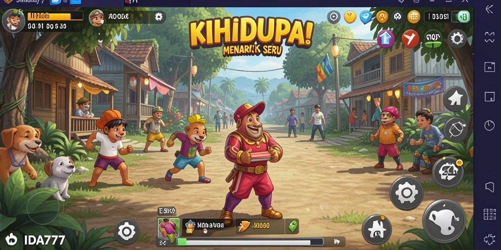 Tampilan utama gameplay IDA777 yang menarik dan interaktif.