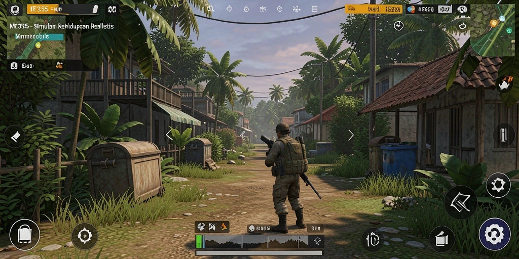 Screenshot gameplay ME355 yang menangkap momen seru dalam simulasi kehidupan.