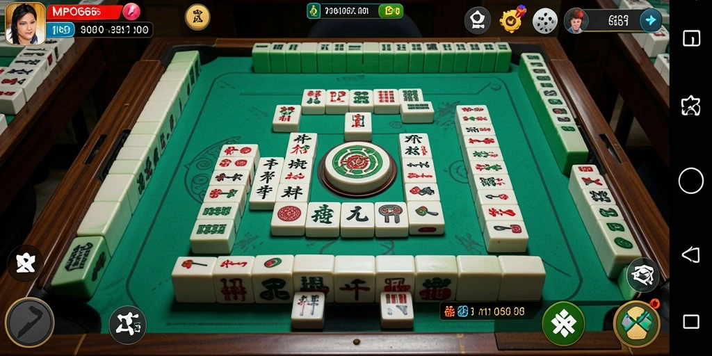 Tampilan seru gameplay Mahjong di MPO666 dengan berbagai tingkat kesulitan.