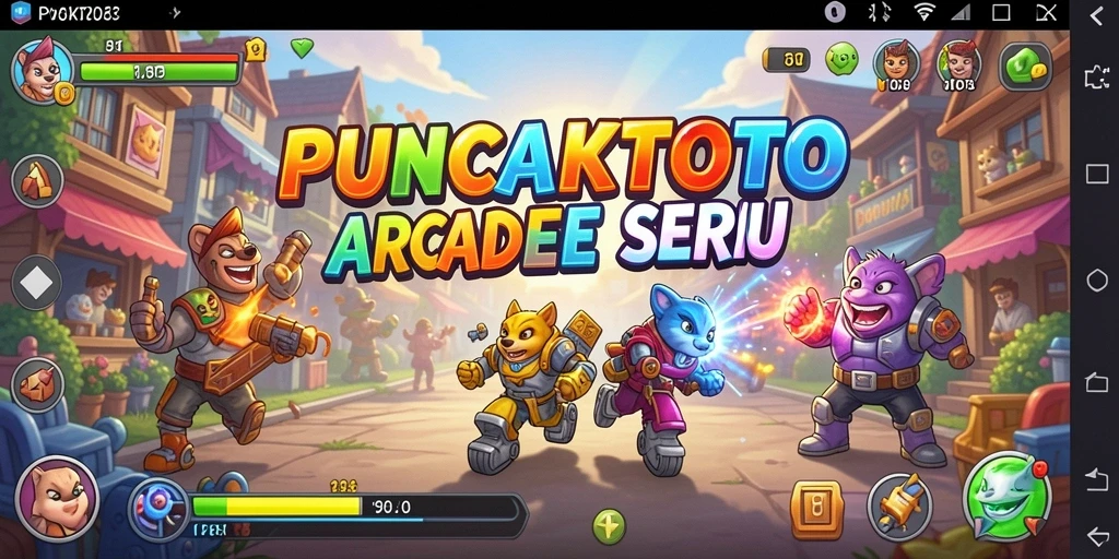 Tampilan gameplay seru dalam <strong>PUNCAKTOTO</strong> dengan grafis menarik.