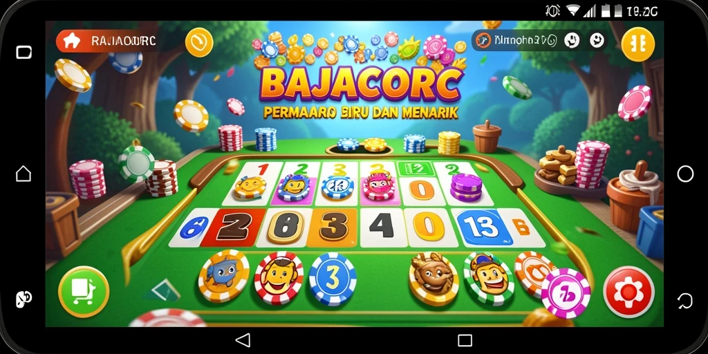 Tampilan menarik permainan Bingo di RAJACORC.